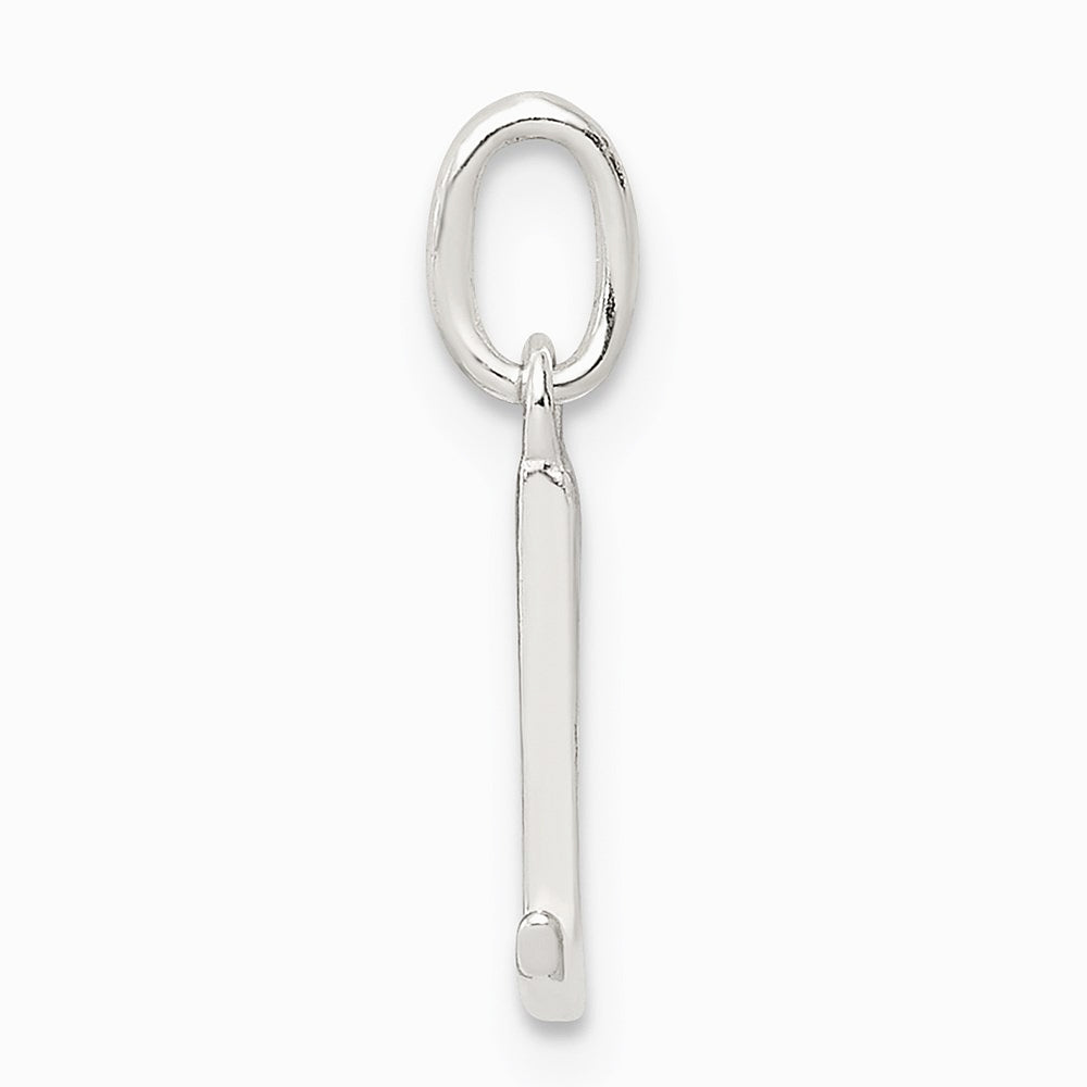 Sterling Silver Letter L Initial Charm - Product Photo