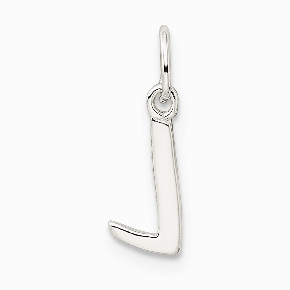 Sterling Silver Letter L Initial Charm - Product Photo