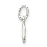 Sterling Silver Polished Mom Charm - Product Photo