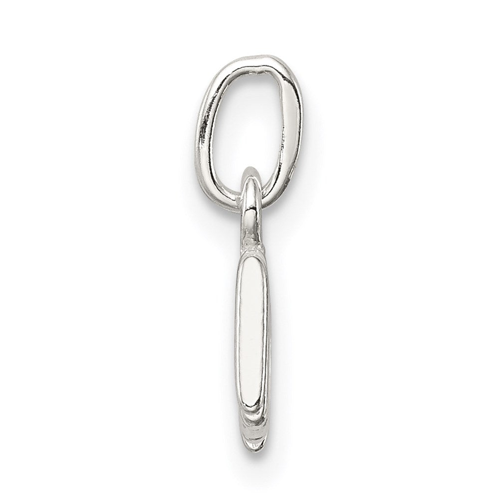 Sterling Silver Polished Mom Charm - Product Photo