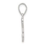 Sterling Silver Polished We Love You Mom Pendant - Product Photo