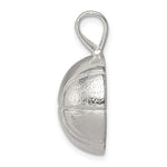 Sterling Silver Basketball Charm - Product Photo