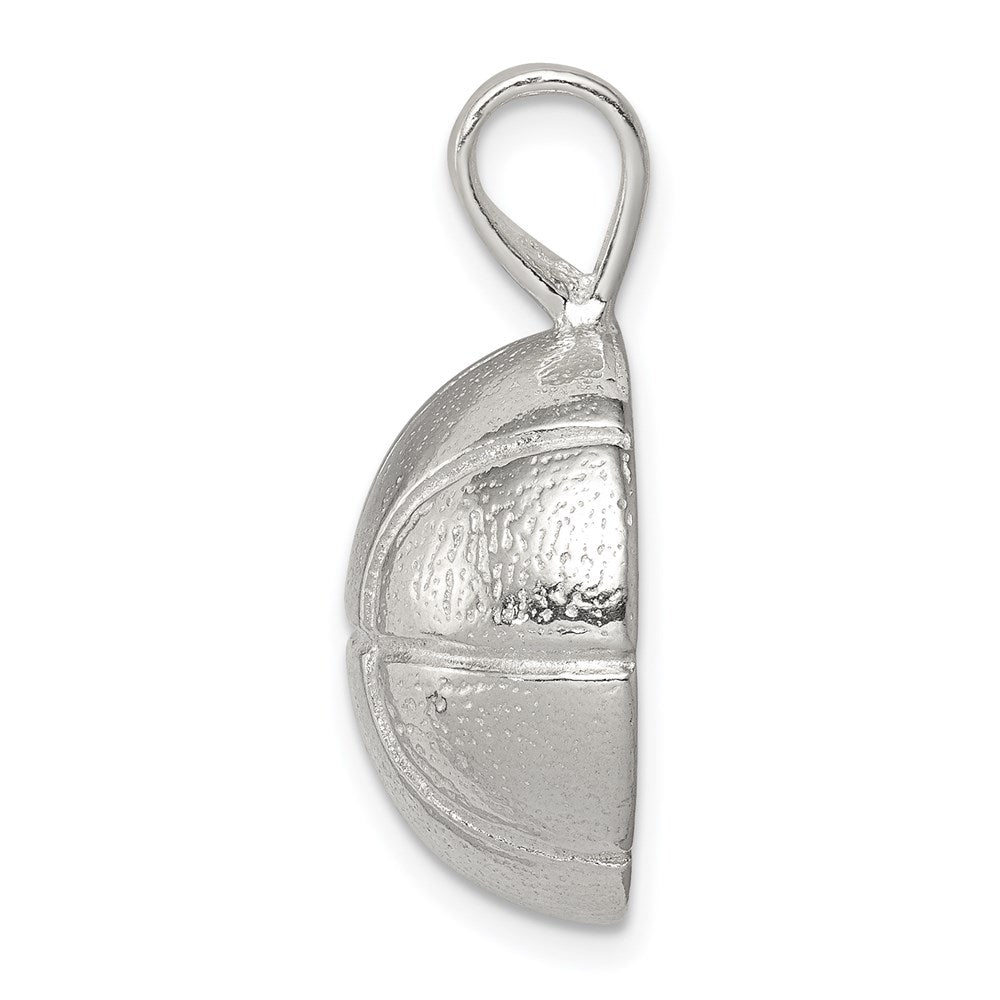 Sterling Silver Basketball Charm - Product Photo