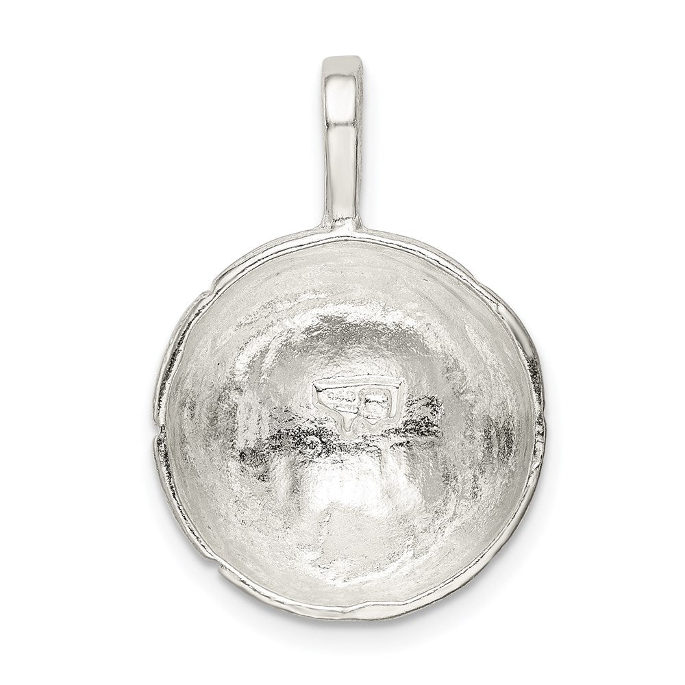 Sterling Silver Basketball Charm - Product Photo