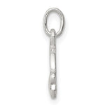 Sterling Silver Enameled I Love My Dog Charm - Product Photo