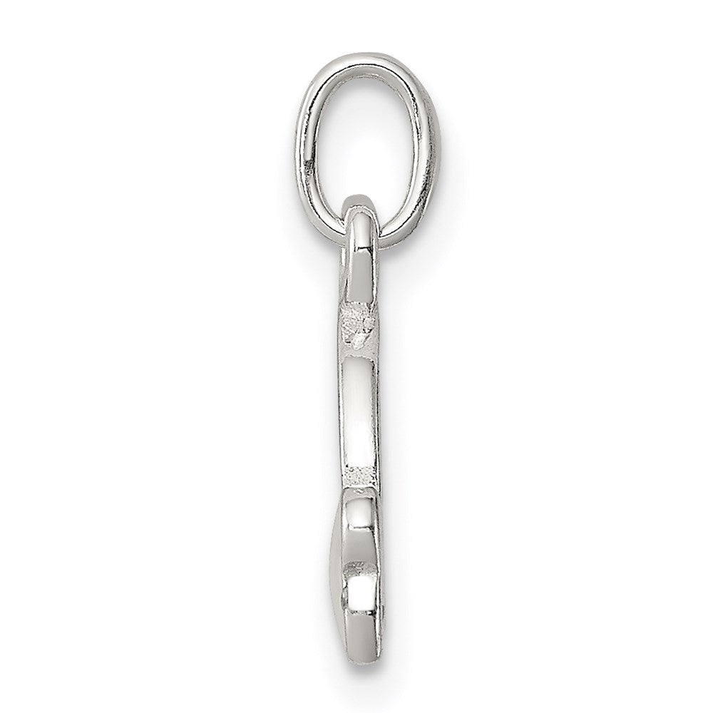 Sterling Silver Enameled I Love My Dog Charm - Product Photo