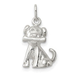 Sterling Silver Doggie w/Bone Charm - Product Photo