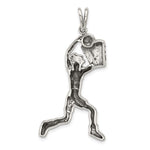 Sterling Silver Basketball Player Charm - Product Photo