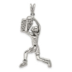 Sterling Silver Basketball Player Charm - Product Photo
