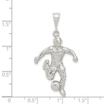 Sterling Silver Soccer Player Charm - Product Photo