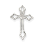 Sterling Silver CZ Cross Charm - Product Photo