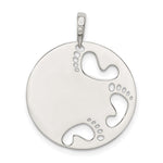 Sterling Silver Polished Me & Mom Pendant - Product Photo