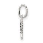 Sterling Silver Enameled Elephant Charm - Product Photo