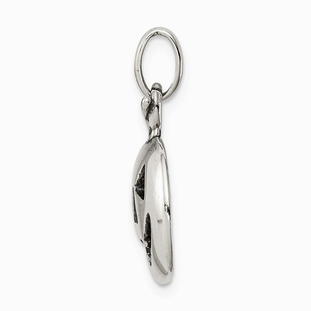 Sterling Silver Pumpkin Charm - Product Photo