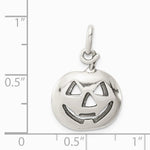 Sterling Silver Pumpkin Charm - Product Photo