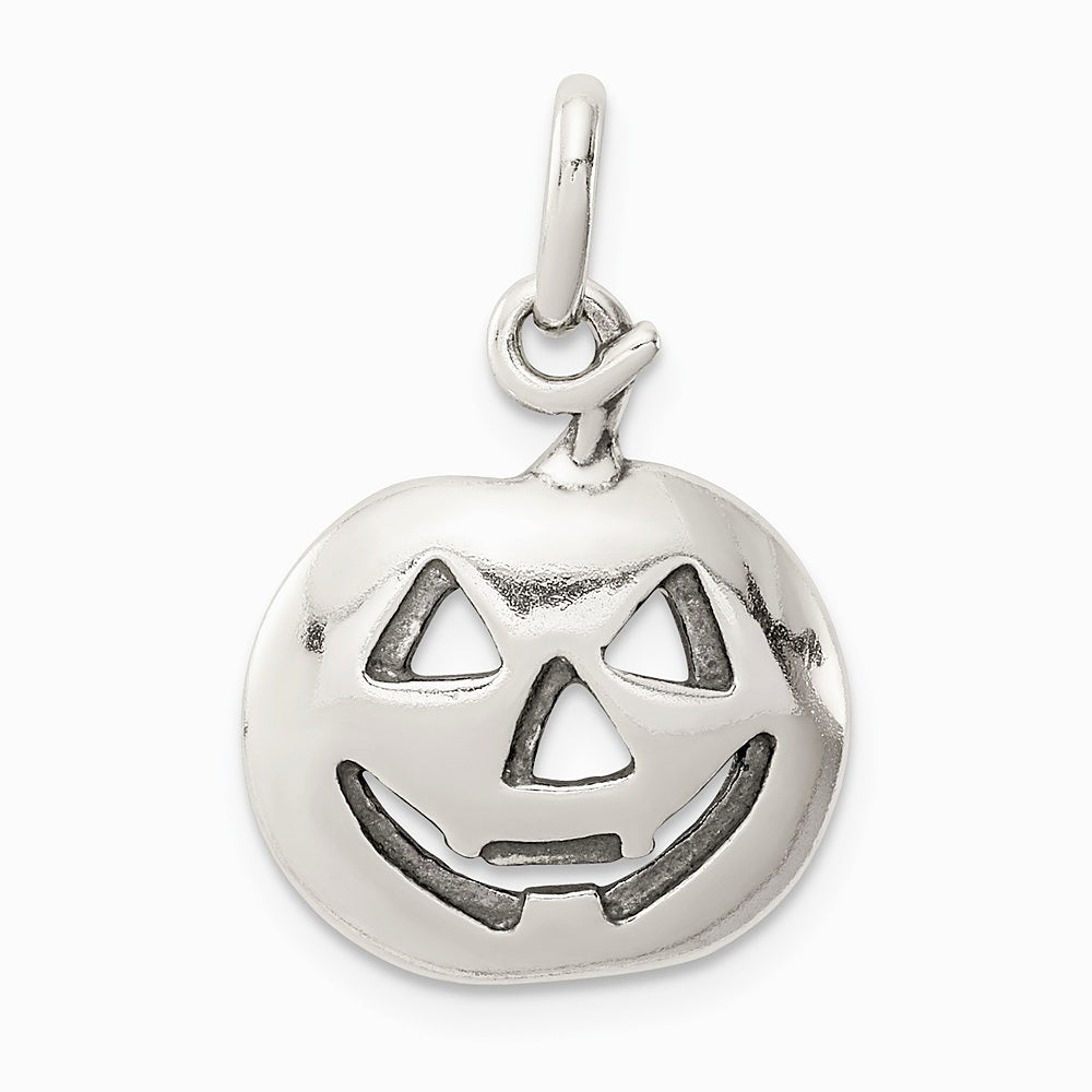 Sterling Silver Pumpkin Charm - Product Photo