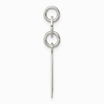 Sterling Silver Polished Evil Eye Charm - Product Photo