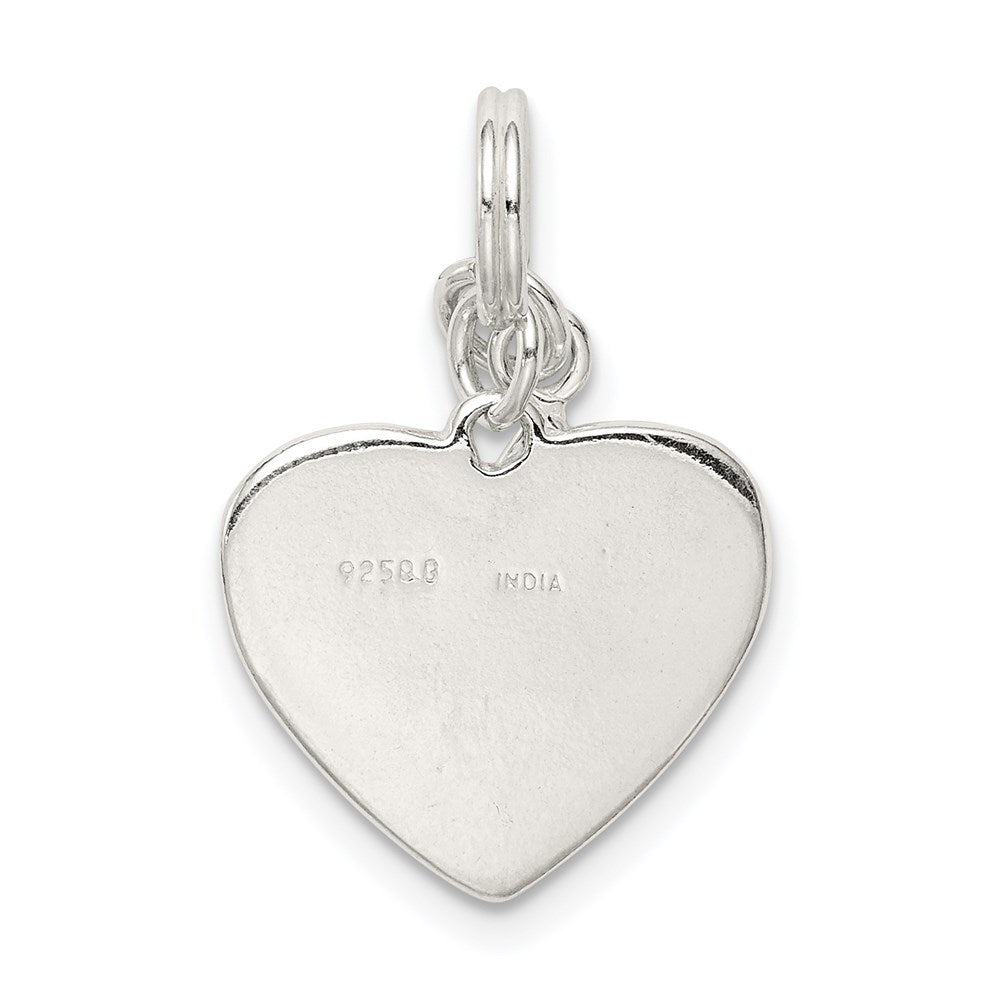 Sterling Silver Cat Lover Pendant - Product Photo