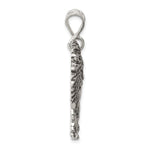 Sterling Silver Antiqued Lion Charm - Product Photo