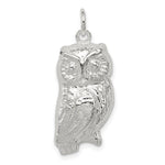 Sterling Silver Owl Charm - Product Photo