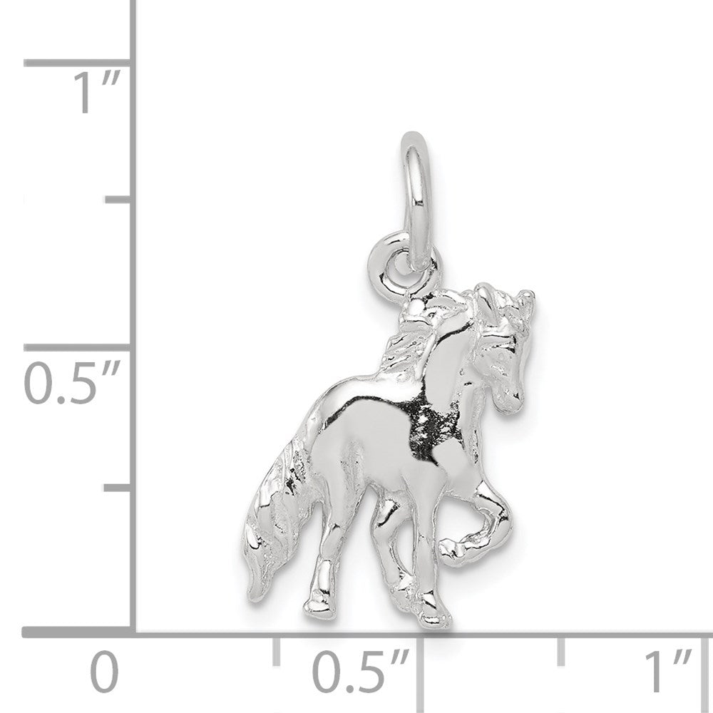 Sterling Silver Horse Charm - Product Photo