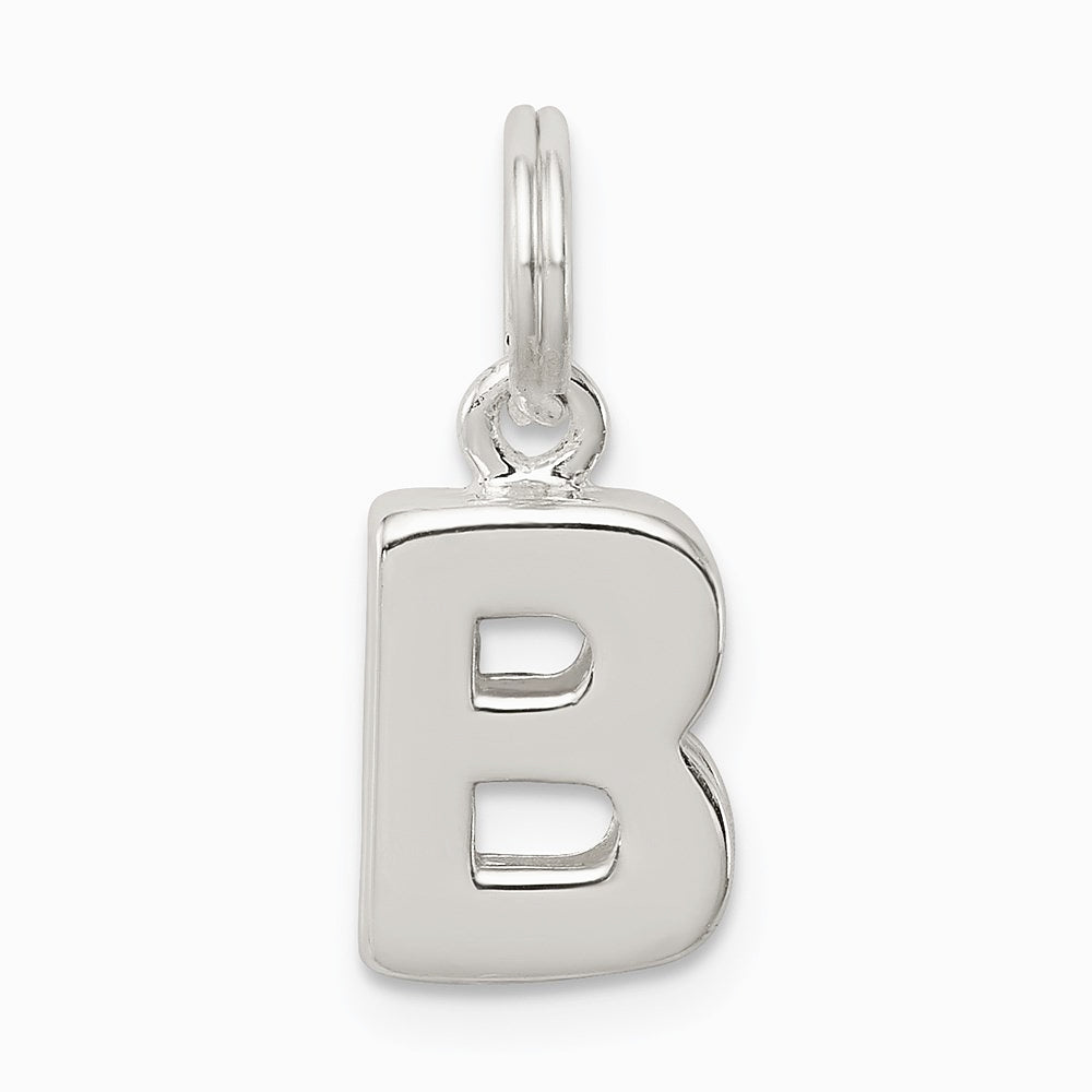 Sterling Silver Letter B Initial Charm