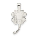 Sterling Silver 4-leaf Clover Charm - Product Photo