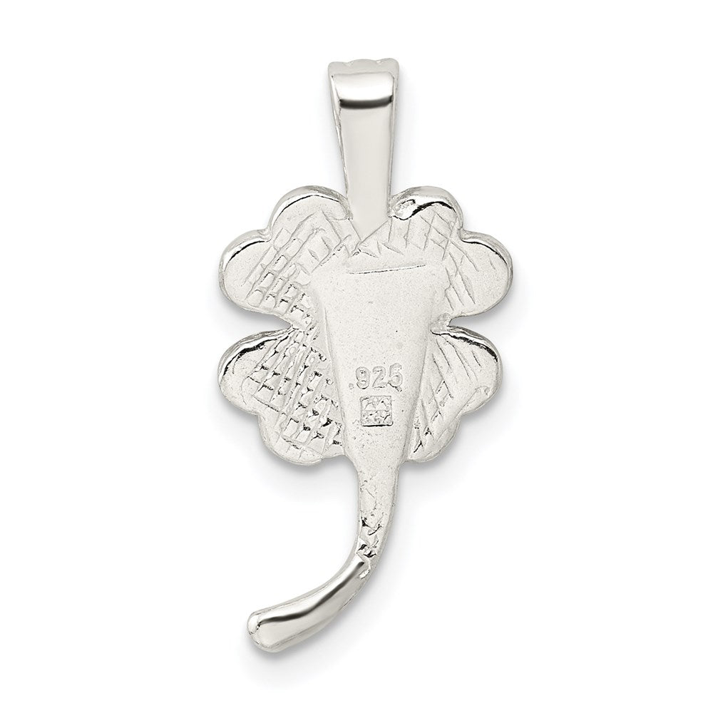 Sterling Silver 4-leaf Clover Charm - Product Photo