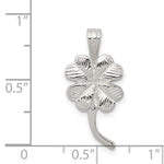 Sterling Silver 4-leaf Clover Charm - Product Photo