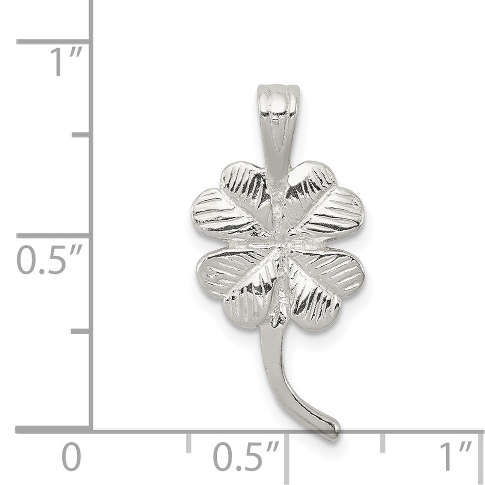 Sterling Silver 4-leaf Clover Charm - Product Photo
