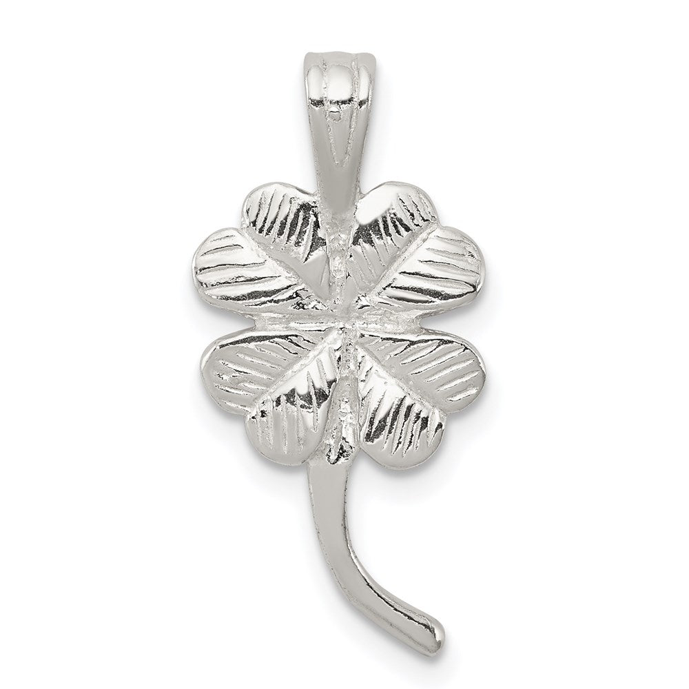 Sterling Silver 4-leaf Clover Charm - Product Photo