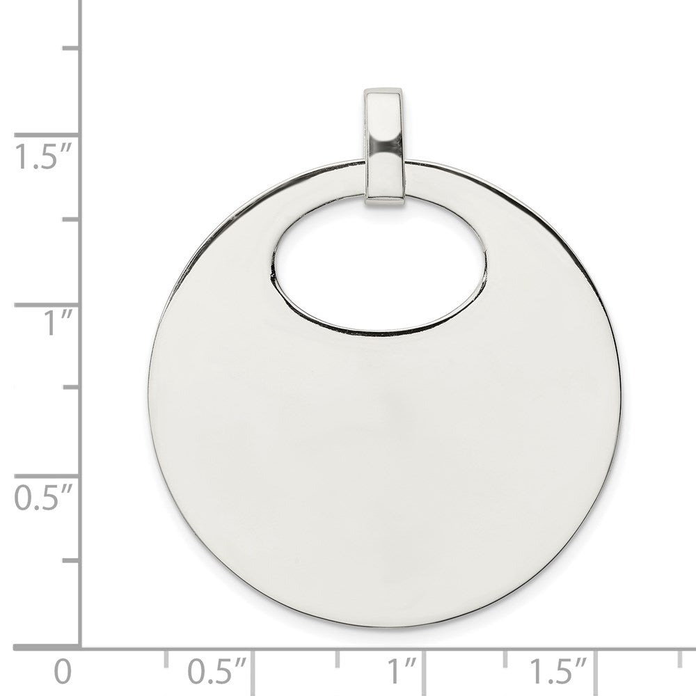 Sterling Silver Polished Pendant - Product Photo