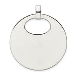 Sterling Silver Polished Pendant - Product Photo