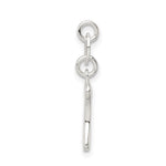 Sterling Silver Polished Dog Bone Charm - Product Photo
