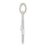 Sterling Silver Polished Cat Charm - Product Photo