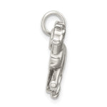 Sterling Silver Antiqued & Textured Horse Pendant - Product Photo