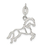 Sterling Silver Polished Horse Charm - Product Photo