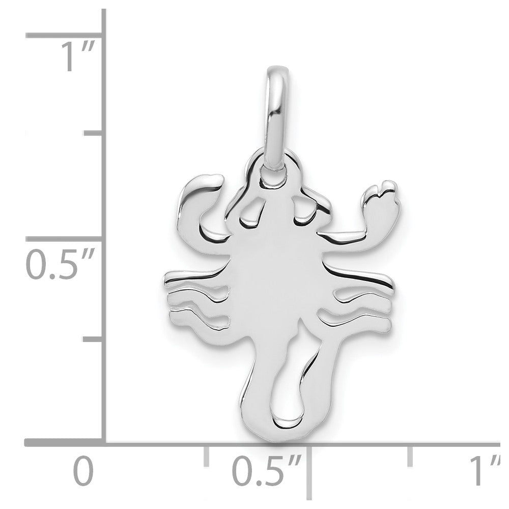 Sterling Silver Scorpion Charm - Product Photo