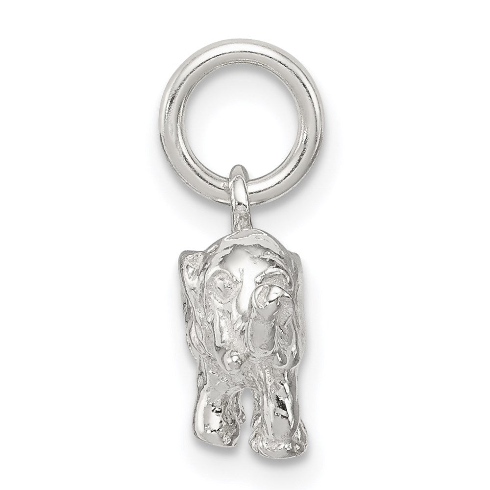 Sterling Silver Elephant Charm - Product Photo