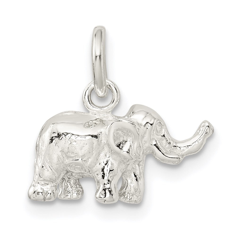 Sterling Silver Elephant Charm - Product Photo