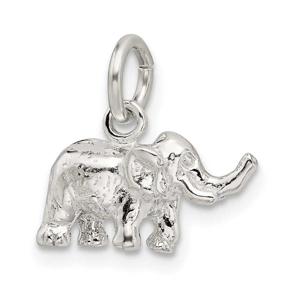 Sterling Silver Elephant Charm - Product Photo