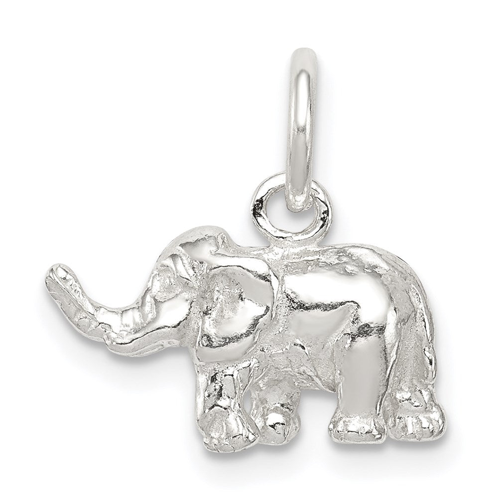 Sterling Silver Elephant Charm - Product Photo