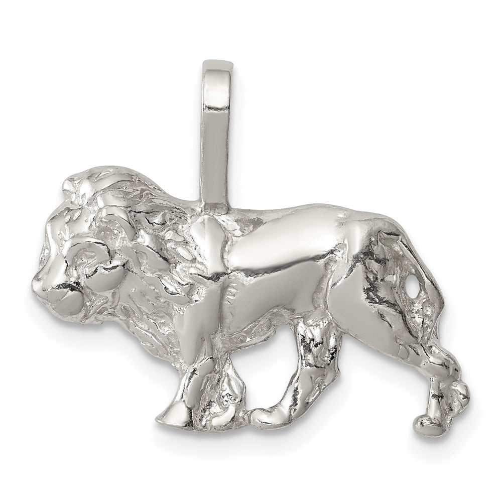 Sterling Silver Lion Charm - Product Photo