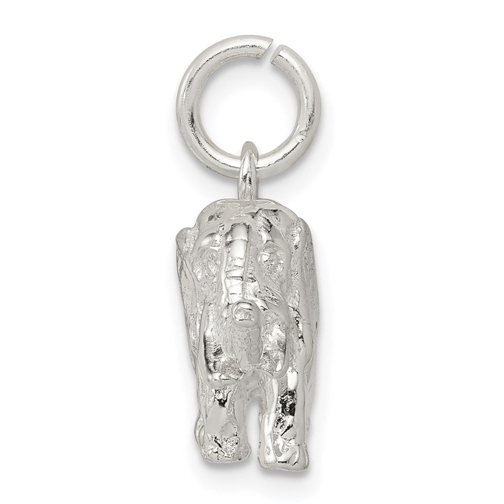 Sterling Silver Elephant Charm - Product Photo