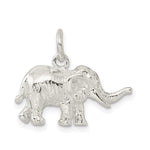 Sterling Silver Elephant Charm - Product Photo