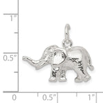Sterling Silver Elephant Charm - Product Photo