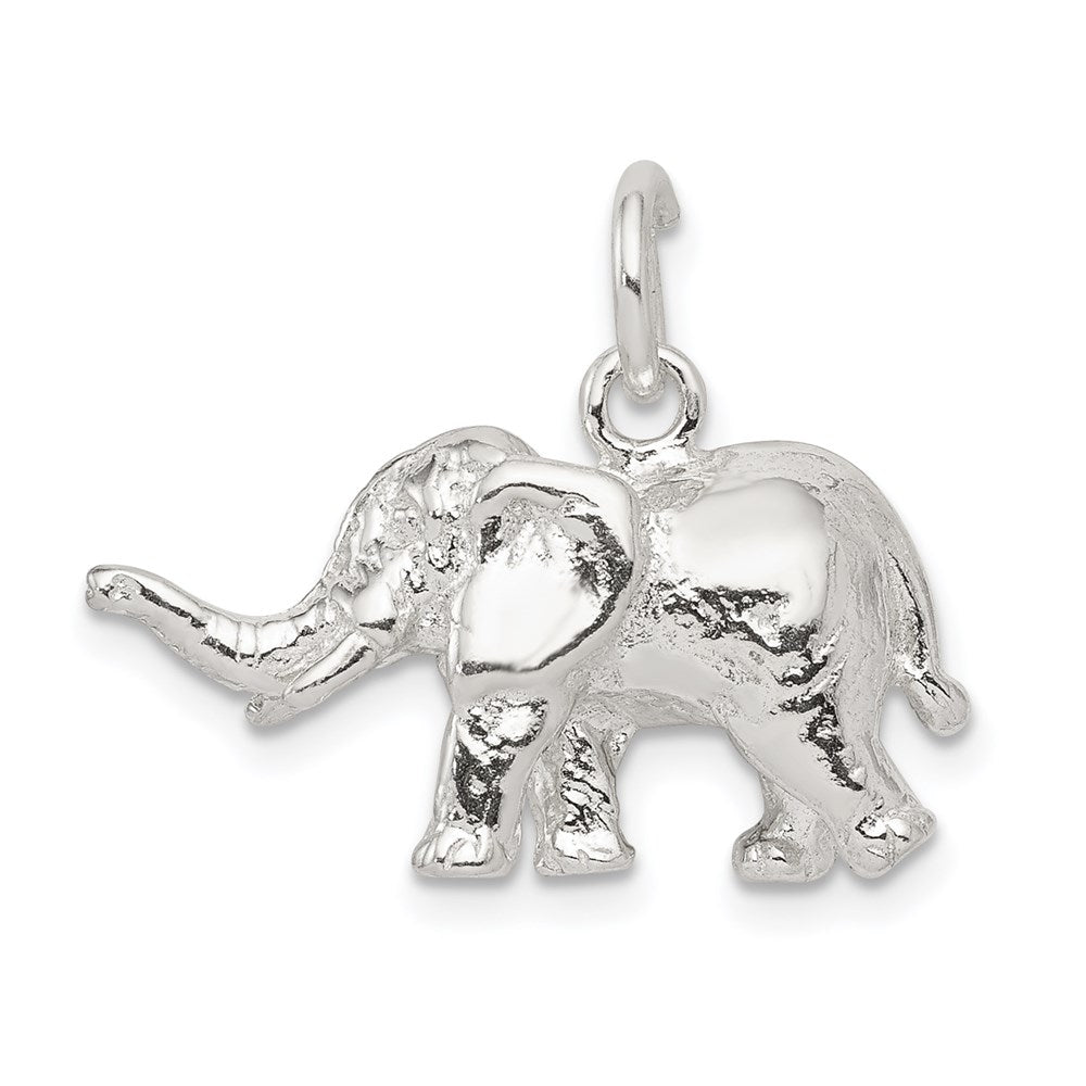 Sterling Silver Elephant Charm - Product Photo