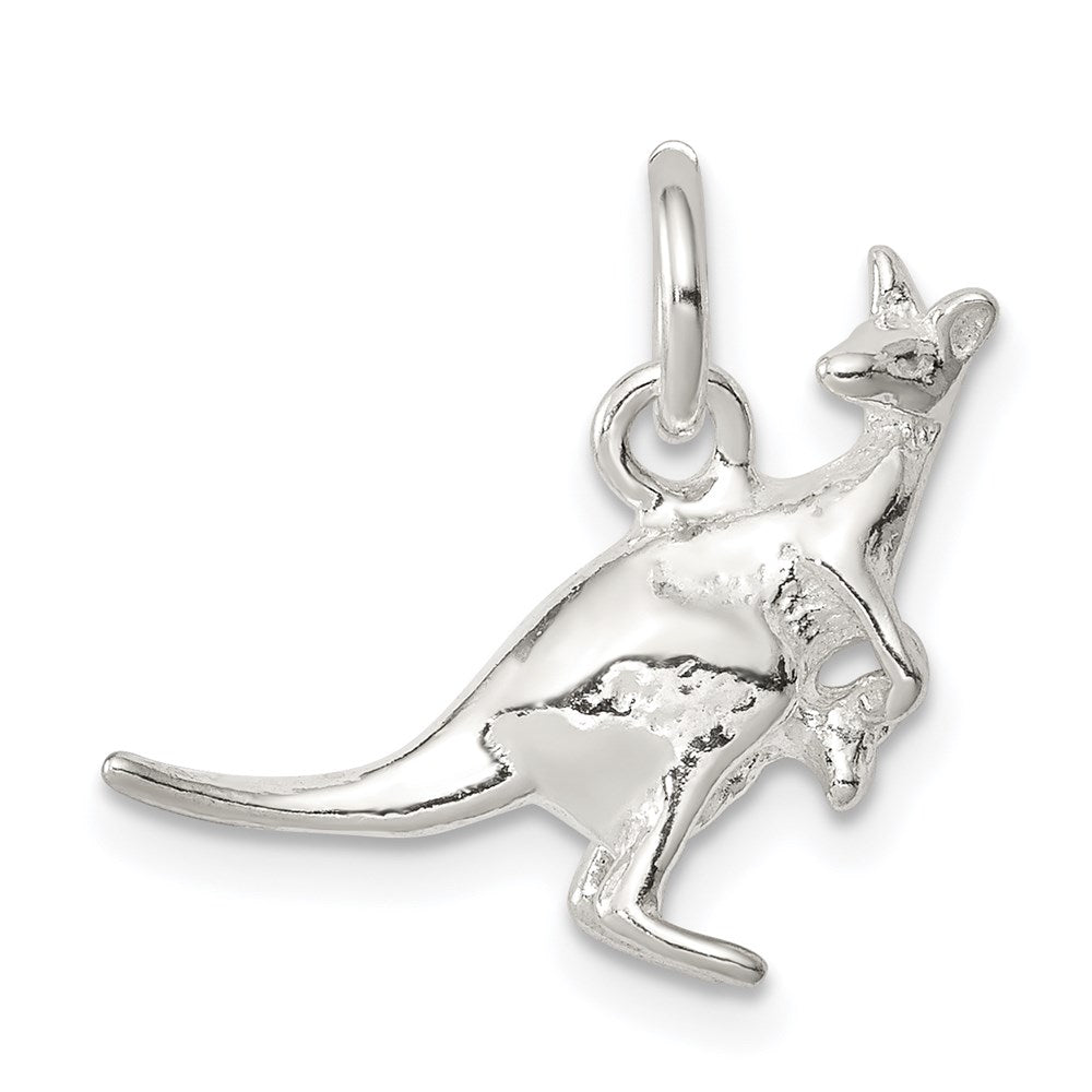 Sterling Silver Kangaroo Charm - Product Photo