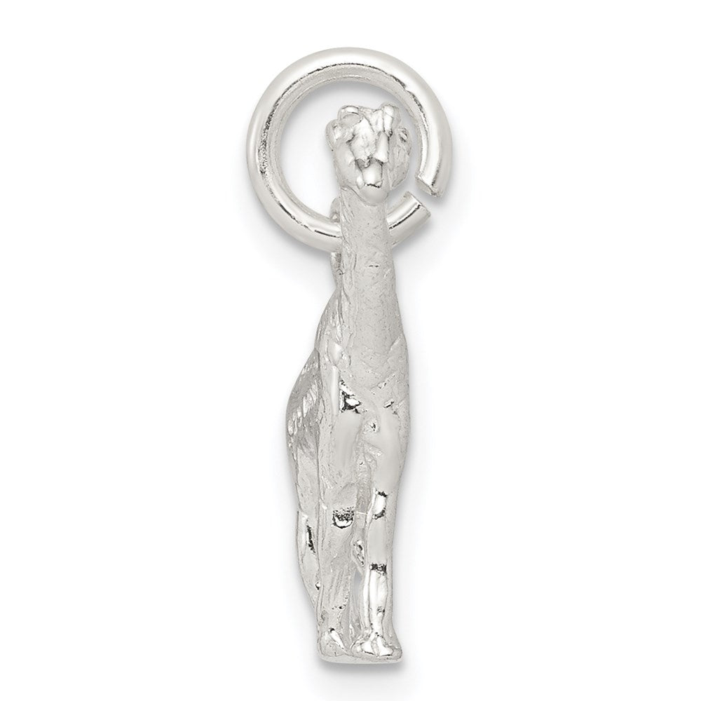 Sterling Silver Giraffe Charm - Product Photo