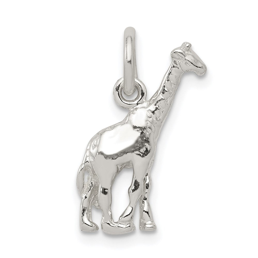 Sterling Silver Giraffe Charm - Product Photo